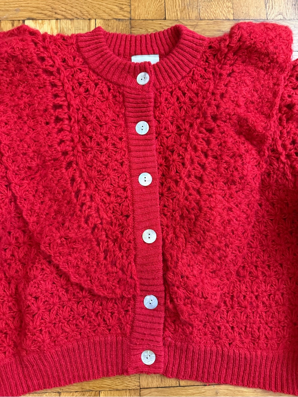 Farm Rio
Red Flower Texture Knit Cardigan - Picture 10 of 16
